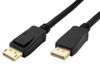 ROLINE GREEN DisplayPort Kabel v2.1, 16K@60Hz, 80Gbit/s, UHBR20, DP Male - Male, zwart, 2 m