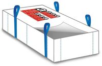 Boni-Shop GmbH Sac pour amiante 260 x 125 x 30 cm, capacité de charge 1000 kg, 20 pièces