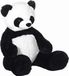 Heunec Panda knuffel - zwart wit - 100 cm hoog - zacht pluche