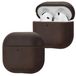 Merkloos Koffiekleurige en schokbestendige beschermhoes voor AirPods 4