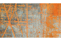 Wash+Dry Rustic Deurmat grijs, oranje 140 cm