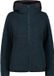 CMP Damesjack met capuchon Blauw Wol/Synthetisch Lente/Zomer 2025