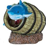 Superfish Deco Barrel Shark - Aquarium Ornament - 10x12x12 cm - Brown