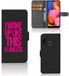 Samsung Galaxy A20s Book Case Woke Up Drapeau belge Cuir artificiel/TPU