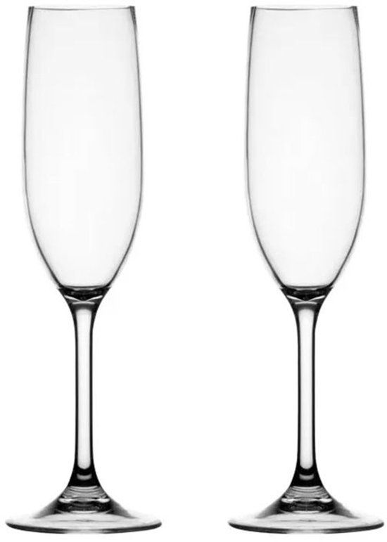 Travellife Lua Camping Champagneglas 2 stuks 220 ml