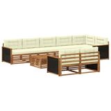 vidaXL - Buiten - bank - set - 9 - st