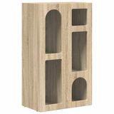 vidaXL Dressoir ELST Sonoma Eiken 59 x 35 x 100,5 cm Bewerkt hout