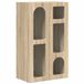 vidaXL Dressoir ELST Sonoma Eiken 59 x 35 x 100,5 cm Bewerkt hout