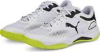 Puma Solarcourt Sportschoen Heren - Maat 44 - Wit/Geel/Zwart
