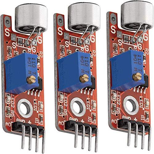 AZ Delivery 3 x KY-037 Hooggevoelige Microfoon compatibel met Arduino Inclusief E-Book!