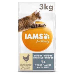 Iams for Vitality Adult Indoor kattenvoer 3 kg