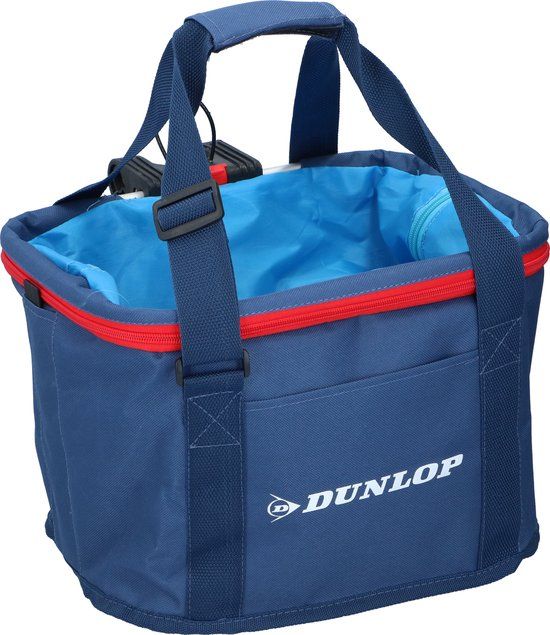 Dunlop Fietsmand - 15L - Blauw - Shopper - Afneembaar - Stuur