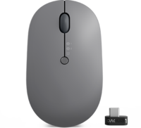 Lenovo Go Wireless Multi-Device Mouse - Grijs