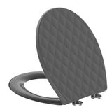SREWOHS PRO Ovale softclose toiletbril - grijs