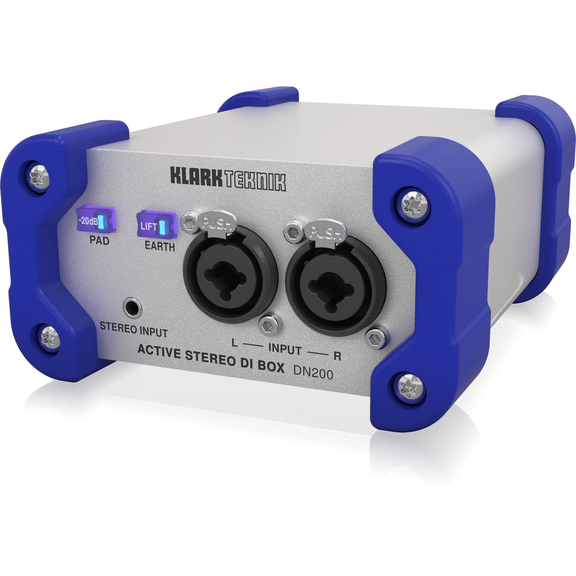 Klark Teknik DN200 V2 - Actieve DI Box - 2 Kanaals