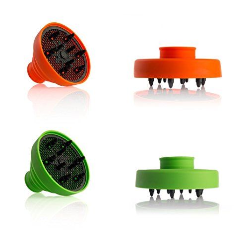 Universele diffuser, opvouwbaar, van siliconen, voor op reis.