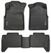 Husky Liners 98951 Black Weatherbeater Front & 2e Seat Floor Liners Past 2005-2015 Toyota Tacoma Double Cab