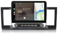Awesafe 10,1-inch Android 15 autoradio met 2+64GB geheugen, geschikt voor VW Transporter/Caravelle VI bus (2015-2020), met draadloze CarPlay, Android Auto, WiFi, GPS-navigatie, RDS, DSP en DAB+. Inclusief Bluetooth