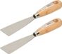 Amig Plamuurmes - 2x - 40 mm - Roestvrij staal - Houten greep