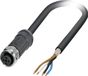 Phoenix Contact 1454163 Sensor/actuator connector, geassembleerd M12 Aantal polen: 4 Bus, recht 5.00 m 1 stuk(s)