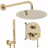 REA Lungo +Box Inbouwdoucheset - Gouden