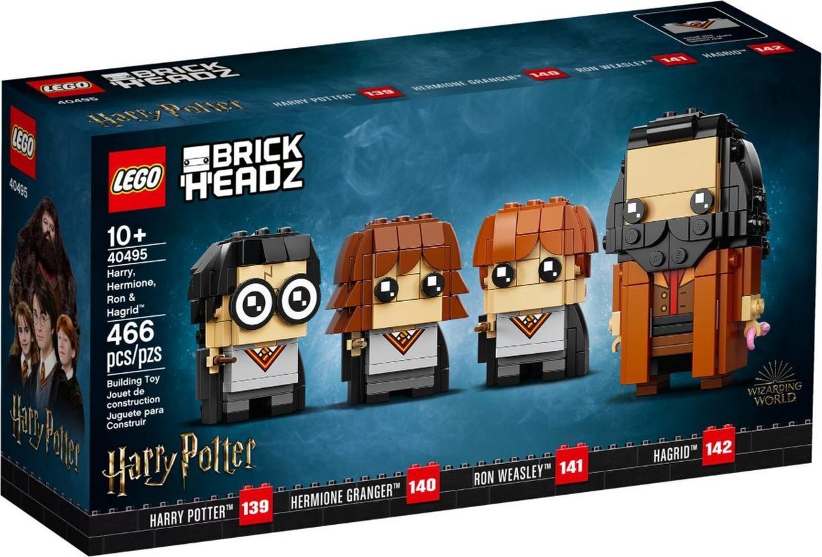 lego 40495 Brickheadz Harry, Hermelien, Ron & Hagrid™