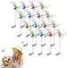 Merkloos / Sans marque Zefra B.V. Libelle Clip - 3D Libellen Decoraties - 16 stuks - Libelle Hoedclip - Tuindecoratie clip - libellenklemmen - Tuindecoratie buiten - Nep Libelle Klemmen - voor het afweren van muggen en vliegen - voor Buiten, Tuin, Terras, Boerderij, haaraccessoires