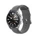 By Qubix Qubix - Classic leren bandje - Grijs - Compatible met Garmin Vivoactive 3 - 20mm