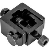 EUROLITE KH-1 houder zwart | inklapbare houder voor traversklemmen en -haken
