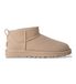 UGG Classic Ultra Mini Bottines en cuir beige (38)