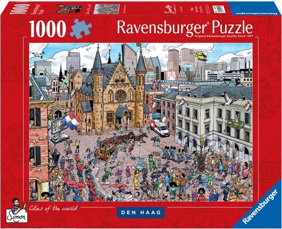 Ravensburger Cities of the World: Den Haag Legpuzzel 1000 Stukjes