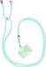 Collier compatible avec smartphones, avec longueur réglable / Câble : 165 cm (cordon, 82,5 cm max en boucle) / adapté pour porter sur l'épaule ou autour du cou - vert clair