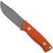 Fox Knives Rifle Receiver FX-662 OR, Orange G10 vaststaand mes, Raven Knives design