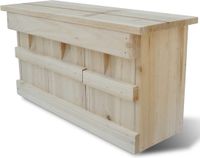 vidaXL Nestkast voor huismus 44 x 15,5 x 21,5 cm