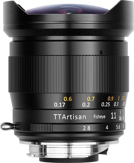 TTArtisan 11mm F2.8 Fisheye Lens for Canon RF - Black