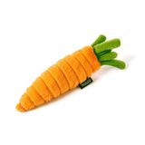 P.L.A.Y. Mooie Moestuin - Hondenknuffel - Wortel (klein) - Duurzaam - Gerecycled - Ritselt