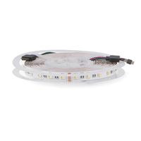 levitantes Ledstrip, 24 V DC, SMD5050, 5 m, RGB+W, 60 leds/m, 960 lm/m, PCB, wit, voor gebruik binnenshuis, IP20