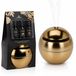 Arowell Set diffuseur d'arômes or – humidificateur d'air USB 130 ml avec éclairage LED