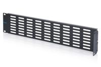 DIGITUS 19 inch blinde afdekking met ventilatiesleuven & scharnier – 2 HE