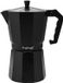 Cheffinger Machine à café italienne 380ml 9 tasses Aluminium Noir
