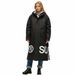 Superdry Dames Omkleedjas Zwart/Wit