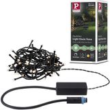 Paulmann Plug & Shine LED-lichtketting Yuna 3000K 5m IP44 1,3W Zwart