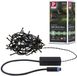 Paulmann Plug & Shine LED-lichtketting Yuna 3000K 5m IP44 1,3W Zwart