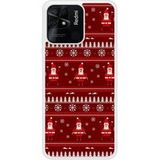 Xiaomi Redmi 10C Bedrukt siliconen hoesje pull de noel santa