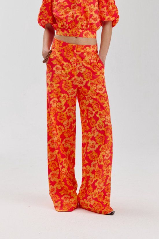 Harper & Yve Broek Holly Pa Hs6c103 1290 Blurry Flower Dames Maat S