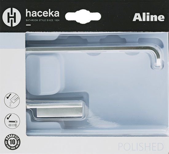Haceka Aline Toiletrolhouder Polished - Zilver
