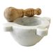 MARMO IN MRM320130 vijzel, 16 cm, hoogte 09 marmer, wit, met pest