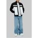 Calvin Klein Sweatshirt décontracté colorblock pour garçon Noir