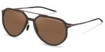 Porsche Design P8990 Grey, brown 59/18/145 MAN Zonnebrillen