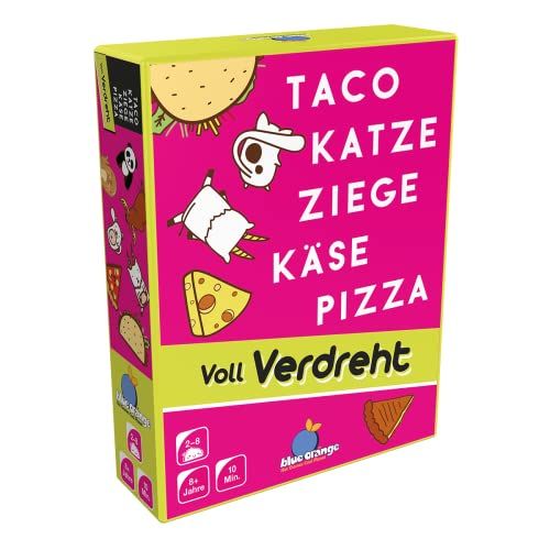Blue Orange Taco pizza geitenkaas - Partyspel - 2-8 spelers - Vanaf 8 jaar - 10 minuten - Duits